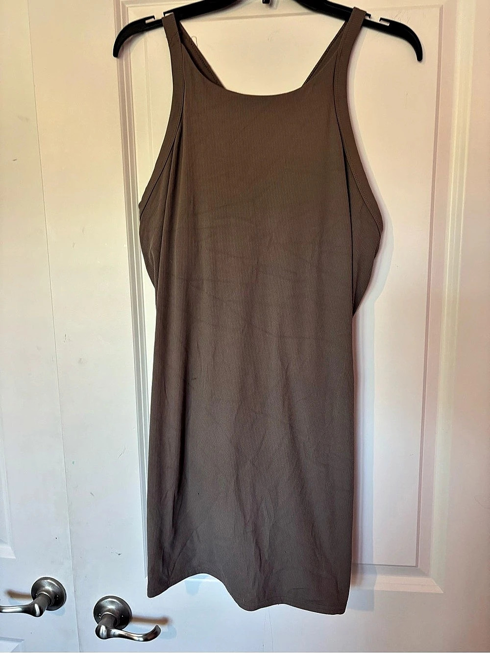 Lululemon Align Dress Brown Sleeveless Midi Dress